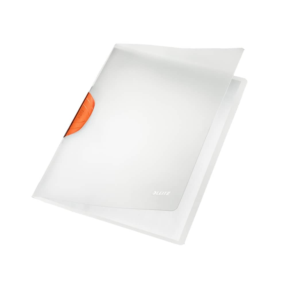 Leitz Dosya Sıkıştırmalı Color Clip Turuncu