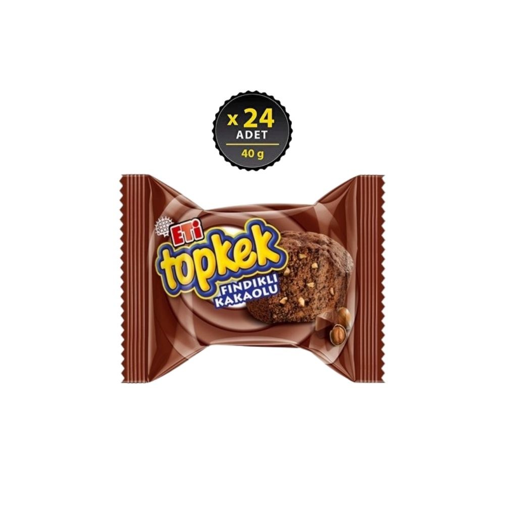Eti Topkek Kakaolu Fındıklı 35 gr 24'lü