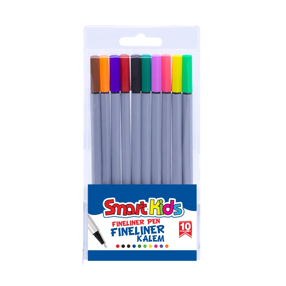 Globox Fineliner Kids 10'lu Pvc Paket