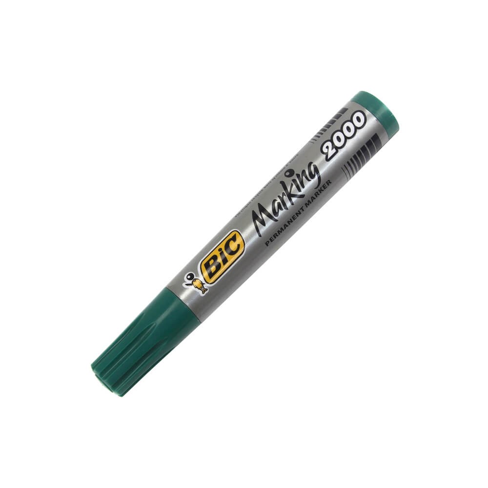 Bic Permanent Markör 2000 Yuvarlak Uç Yeşil