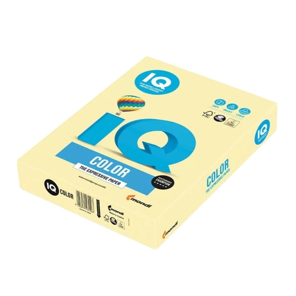 IQ Fotokopi Kağıdı A4 80 gr Sarı