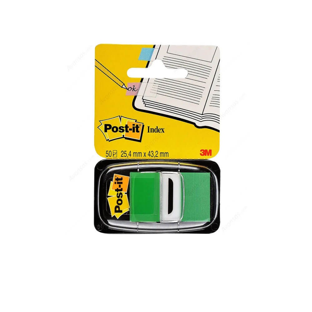 Post-it Yapışkanlı Ayraç Index 25.4x43.18 mm Yeşil