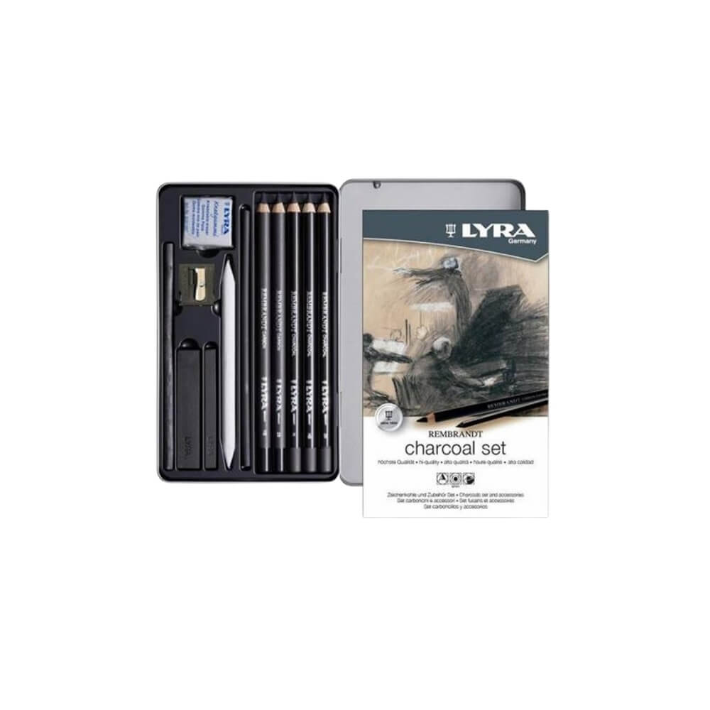 Lyra Kara Kalem Seti Rembrandt Charcoal 11'li