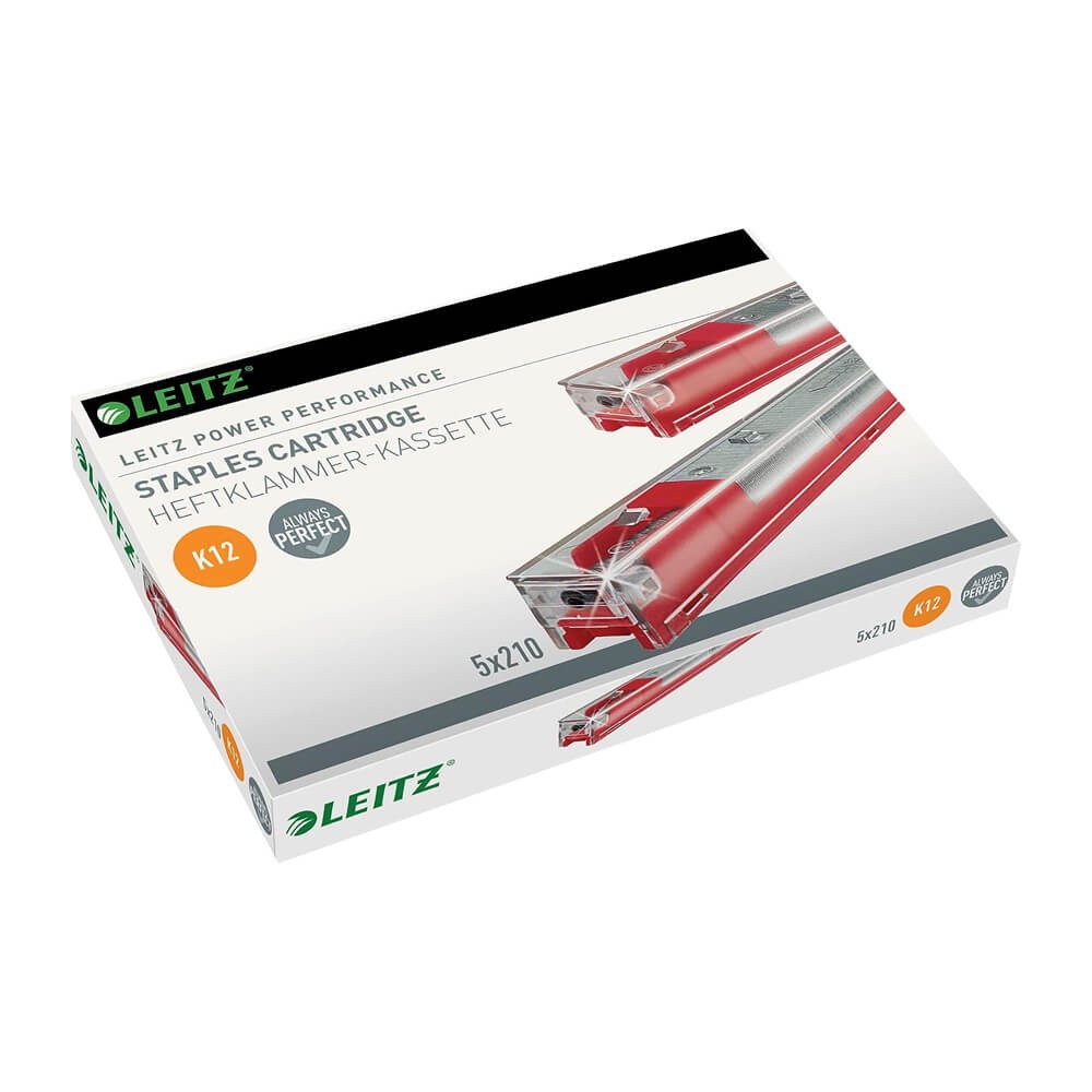 Leitz Zımba Teli K12 5551 İçin 56-80 Yaprak Kırmızı 5'li