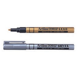 Artline Davetiye Kalemi 990 XF 1.2 mm Yuvarlak Uç Silver