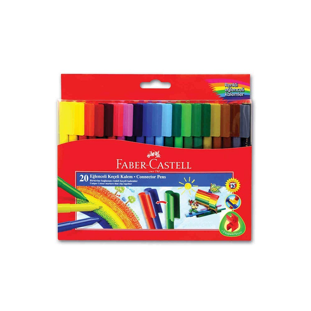 Faber-Castell Keçeli Kalem Eğlenceli 20'li
