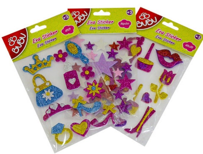 Bubu Simli Eva Sticker Prenses