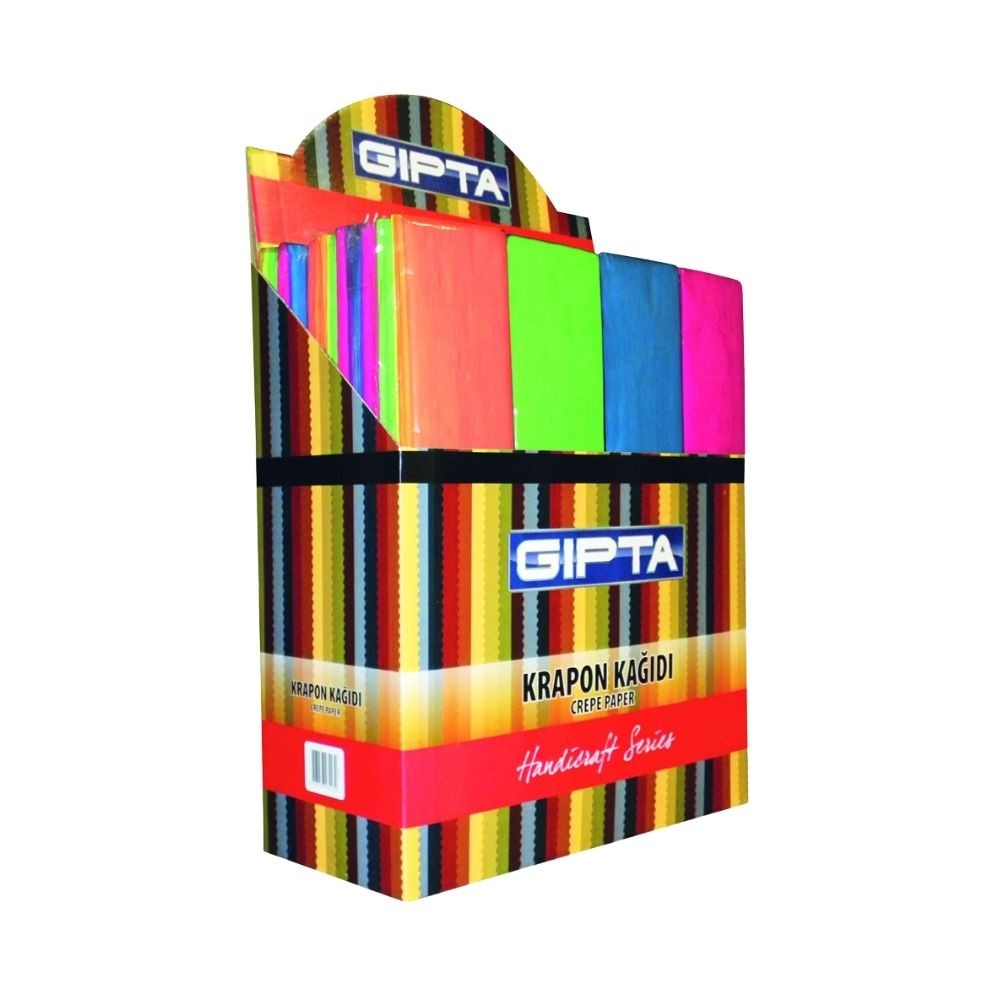 Gıpta Krapon Kağıdı 50x200 cm 10'lu Karışık