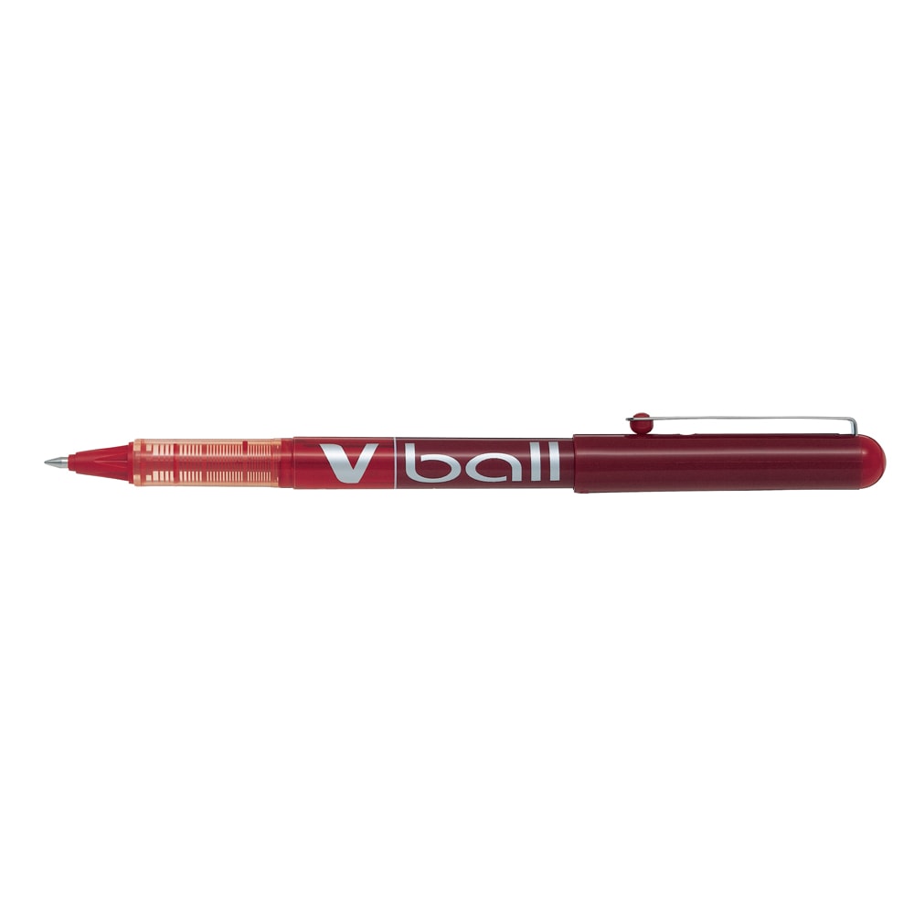 Pilot Roller Kalem V Ball Yuvarlak Uç 0.5 mm Kırmızı