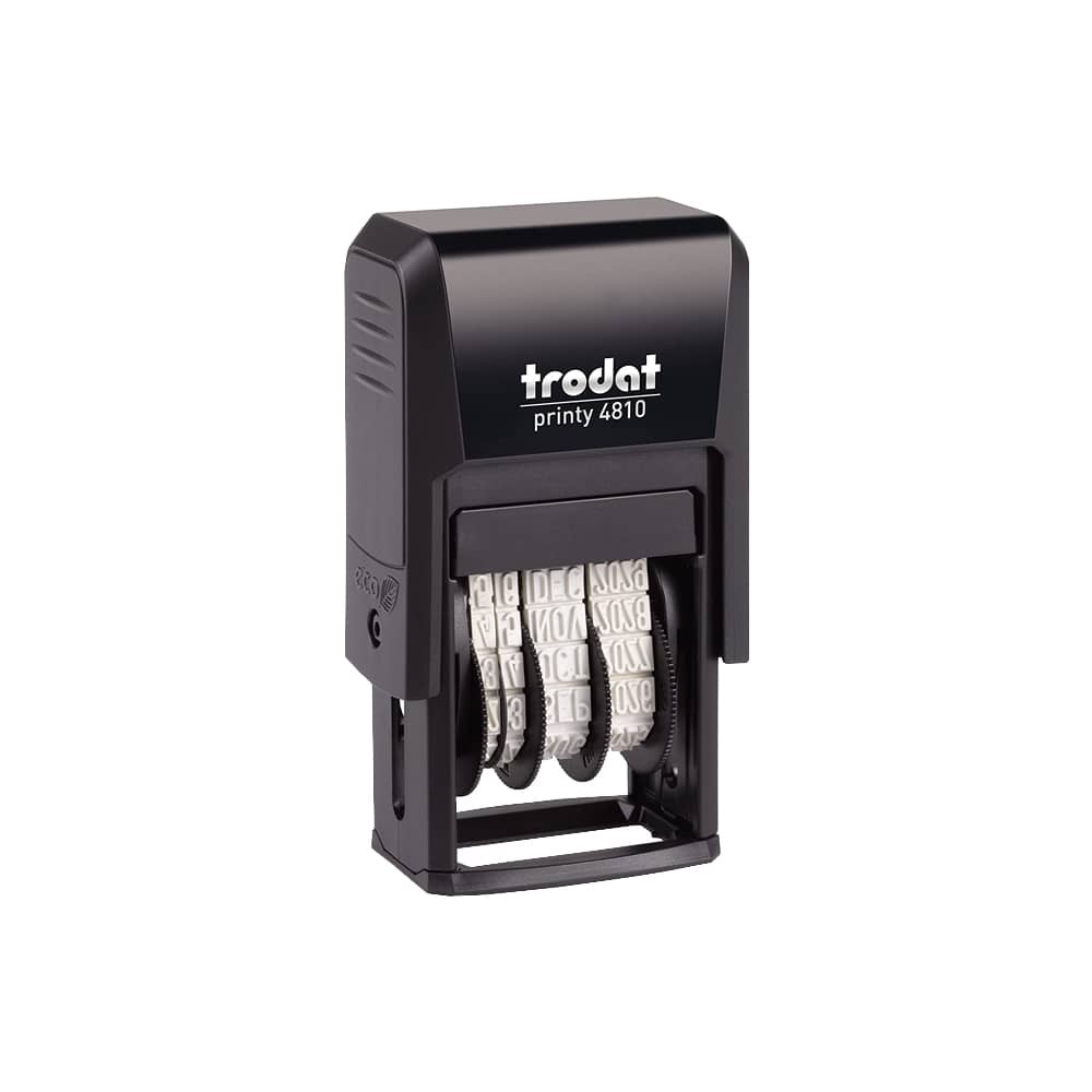 Trodat Tarih Kaşesi 4810 Türkçe Siyah