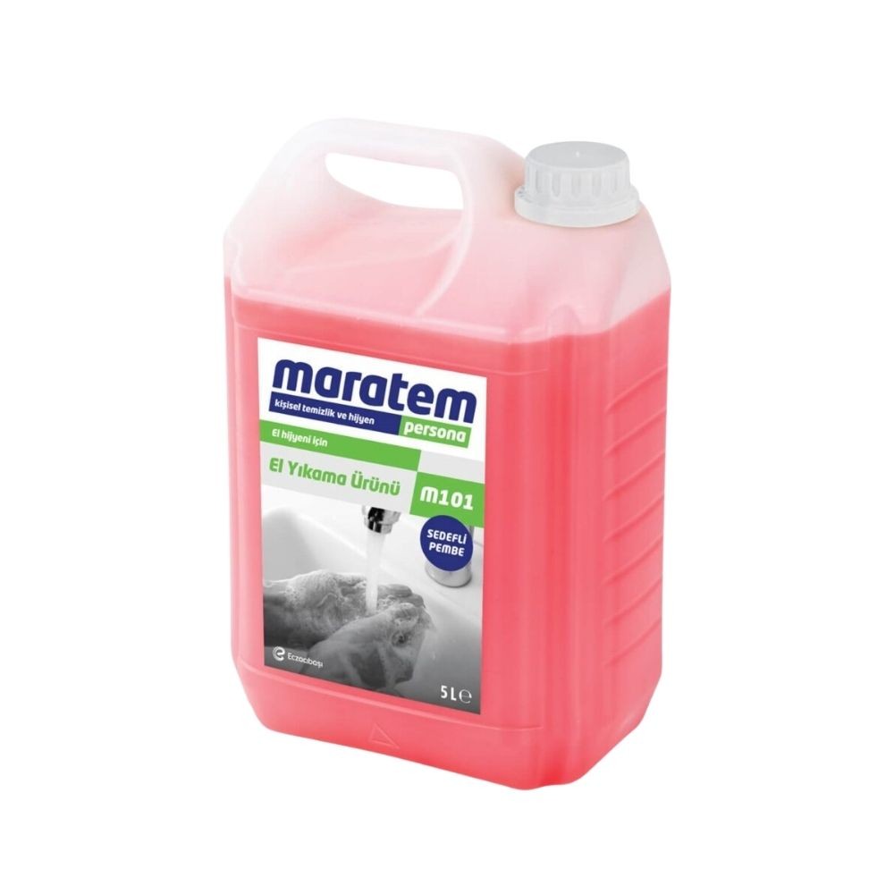 Maratem M101 Sıvı El Yıkama Ürünü Sedefli Pembe 20 kg