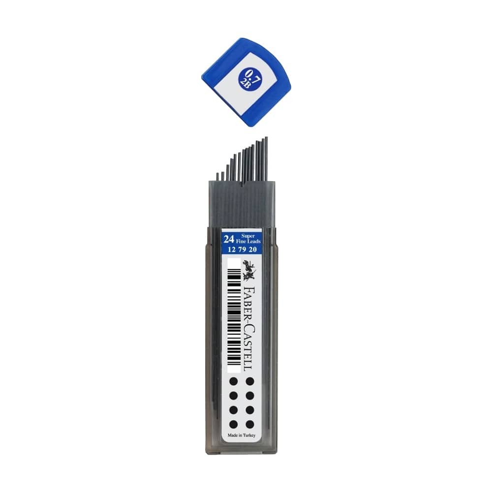 Faber-Castell Min Super Fine 0.7 mm 2B 60 mm 24 min