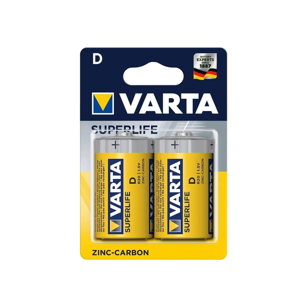 Varta Pil Superlife Büyük Boy (D) 2'li 2020101302