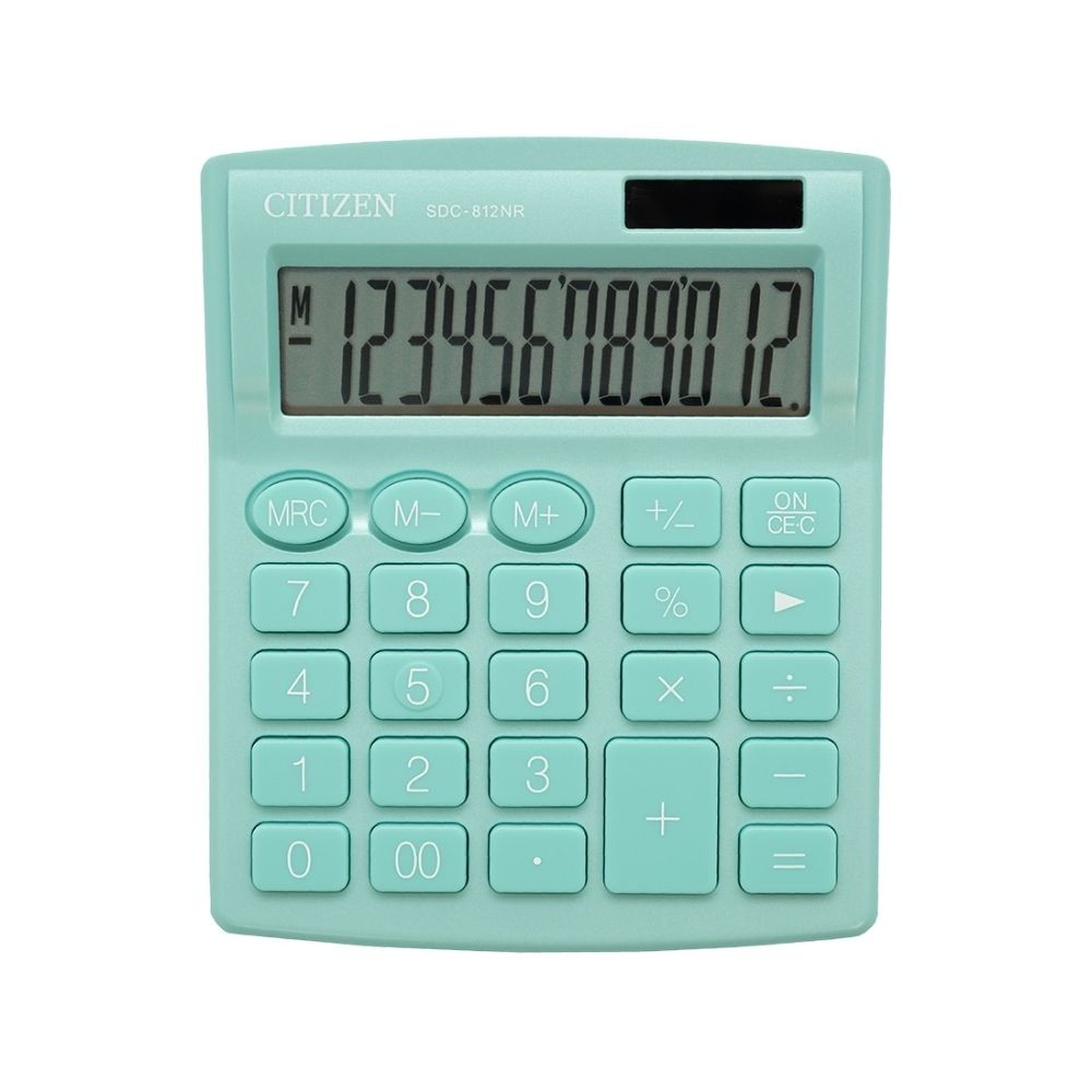 Citizen Hesap Makinesi SDC-812NRGNE Yeşil
