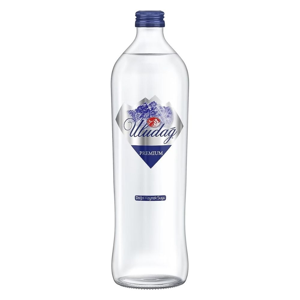 Uludağ Premium Kaynak Suyu Cam Şişe 330 ml 12'li