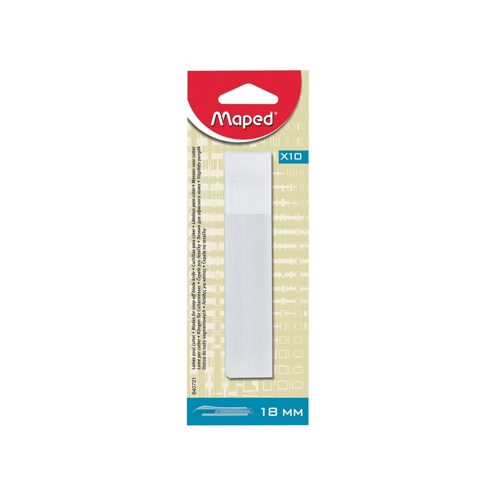 Maped Maket Bıçağı Yedeği 18 mm 10'lu