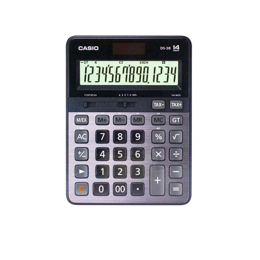 Casio Hesap Makinesi 14 Hane Güneş Enerjili DS3TS