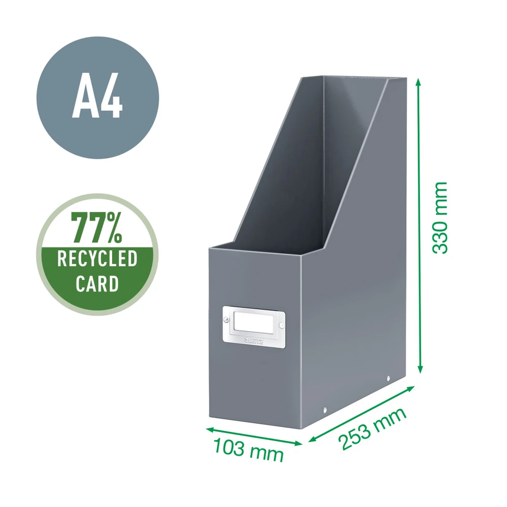 Leitz Karton Kutu Klasör Wow C&S Siyah