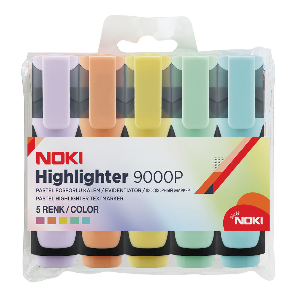 Noki Fosforlu Kalem PVC 5'li
