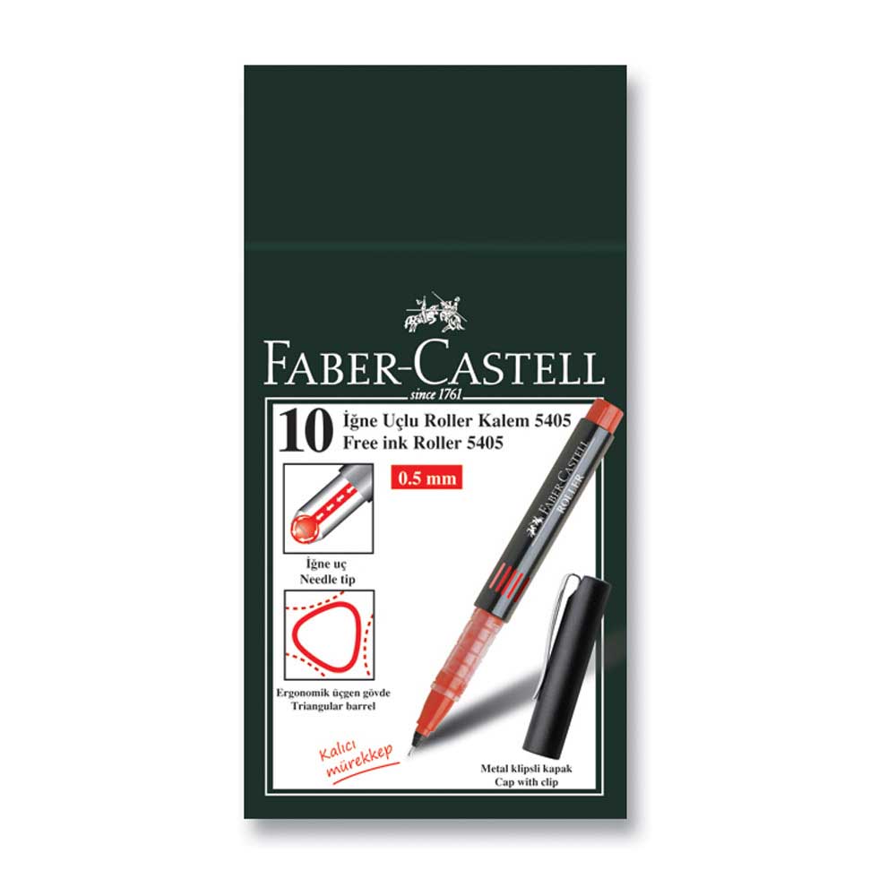 Faber-Castell İğne Uçlu Kalem 5405 0.5 mm Kırmızı