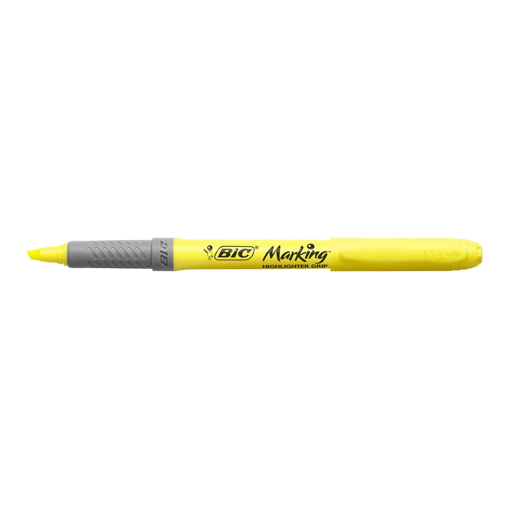 Bic Fosforlu Kalem Brite Liner Grip Kalem Tipi Sarı