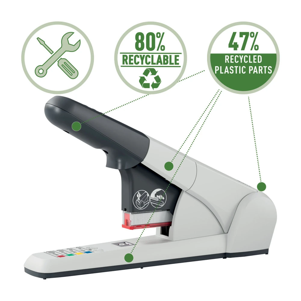 Leitz Zımba Makinesi Kollu 80 Sayfa Gri