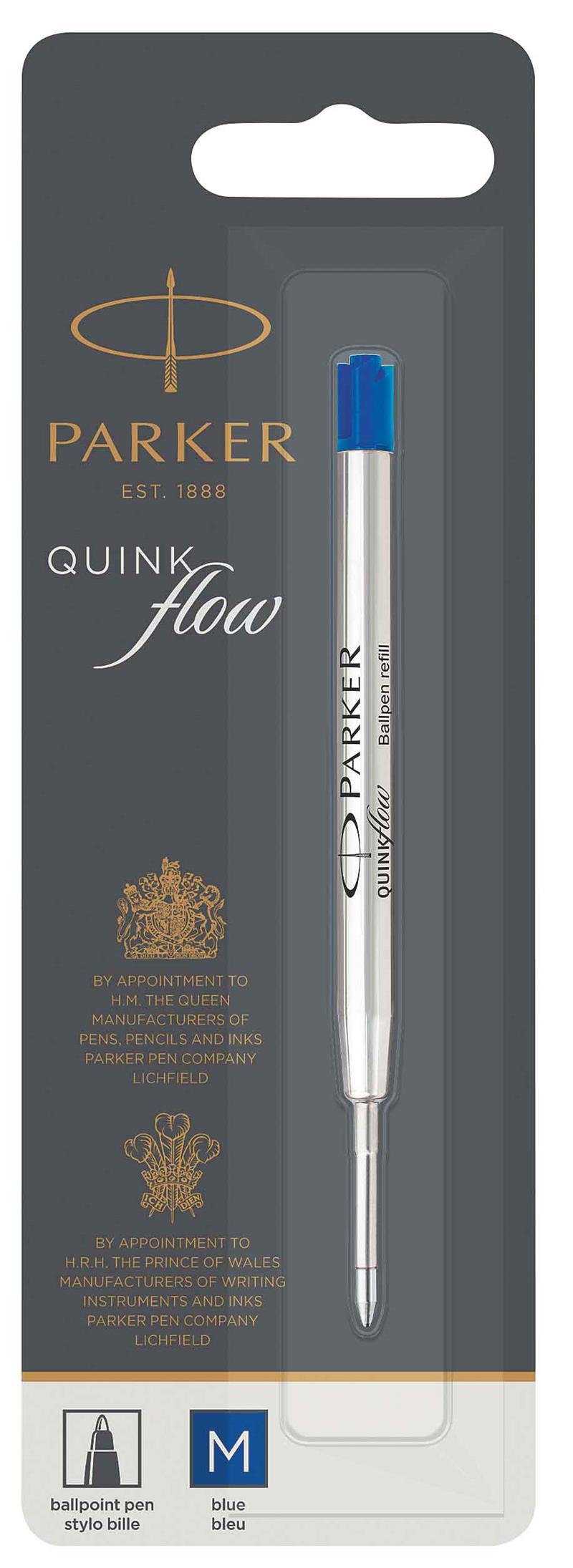 Parker Quinkflow Tükenmez Kalem Yedeği Medium Uç Mavi