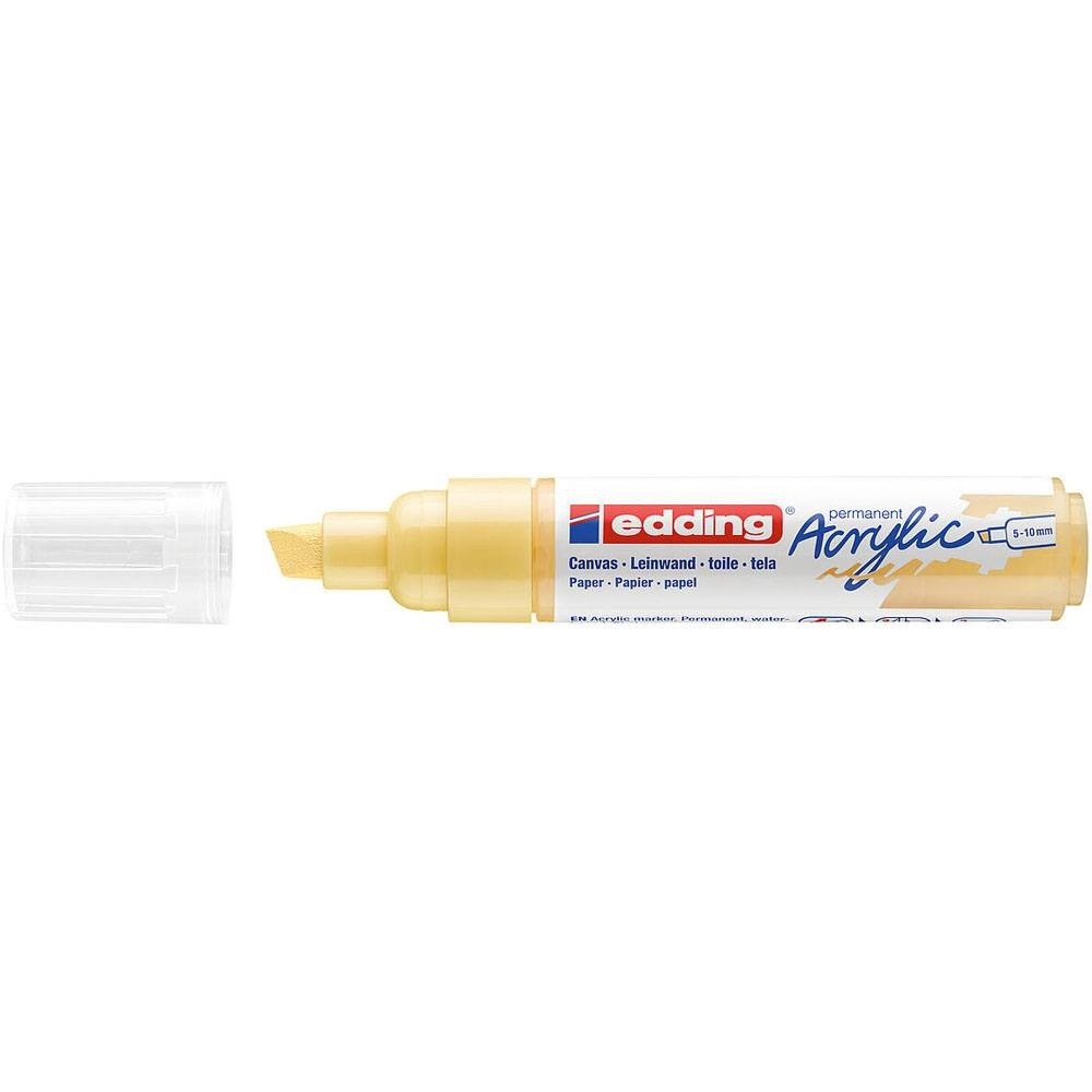 Edding 5000 Akrilik Markör Kalın Uçlu Pastel Sarı