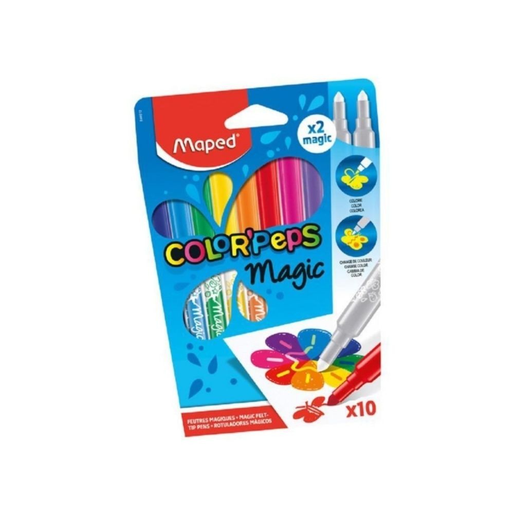 Maped Keçeli Kalem Colorpeps Magic Sihirli 10'lu
