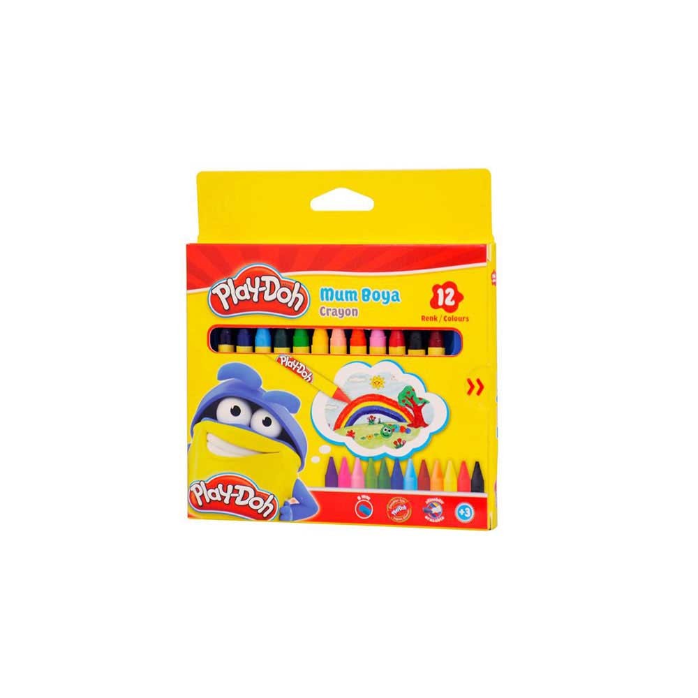 Play-Doh Mum Boya Crayon 8mm 12'li