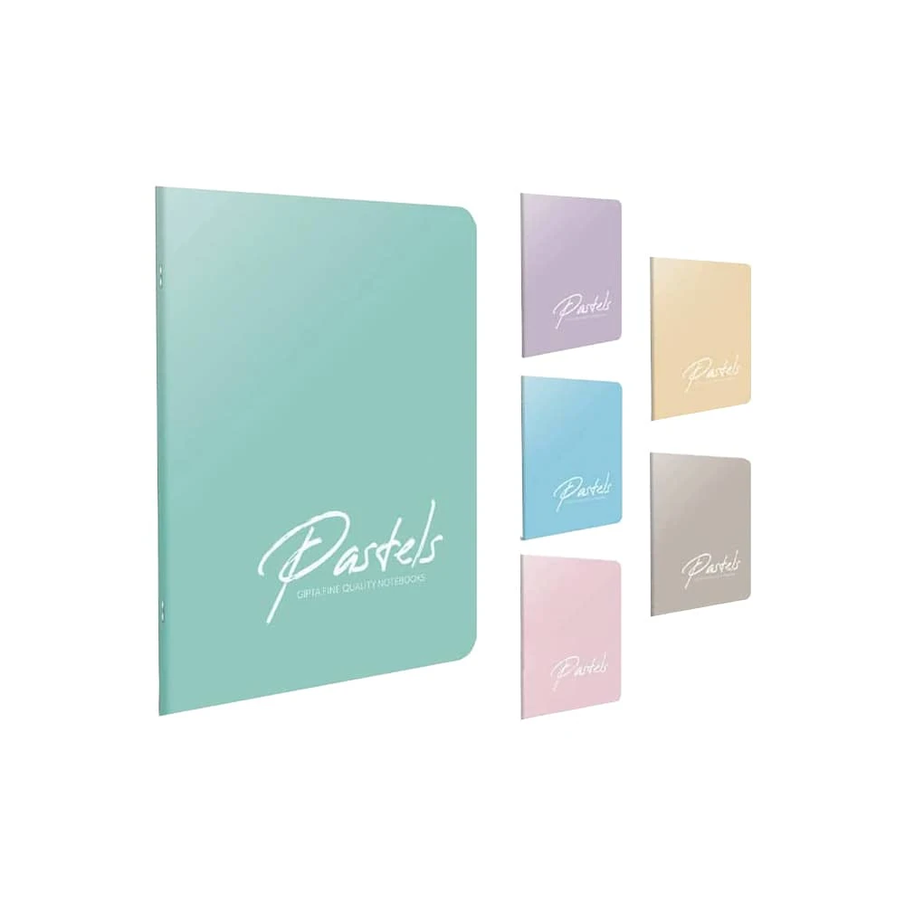 Gıpta Defter Pastel Tel Dikişli Pp Kapak A4 80 Yaprak Kareli