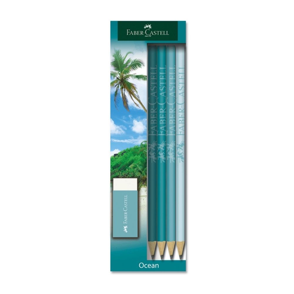 Faber-Castell Kurşun Kalem Ocean Stand 18'li
