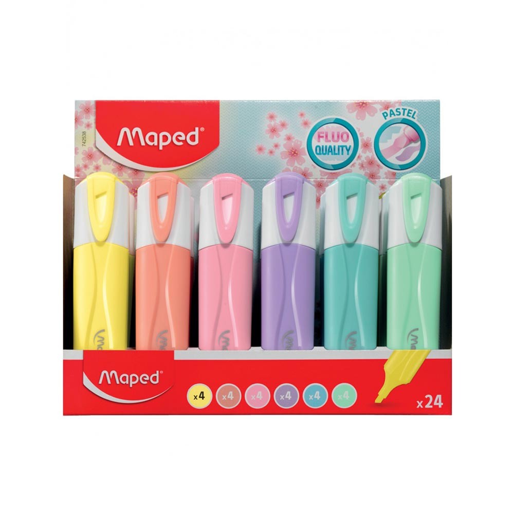 Maped Fosforlu Kalem Pastel Renk