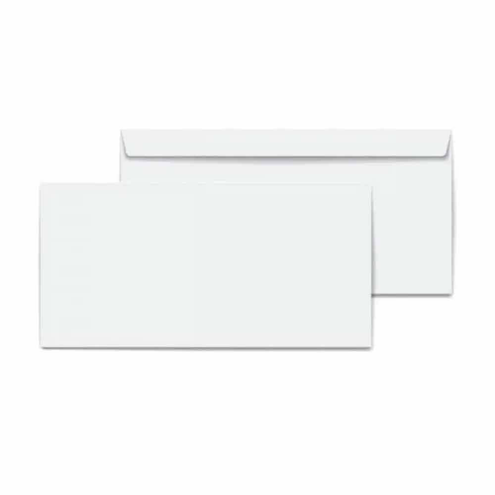Doğan Diplomat Zarf 105x240 mm 90 gr Beyaz Silikonlu 25'li