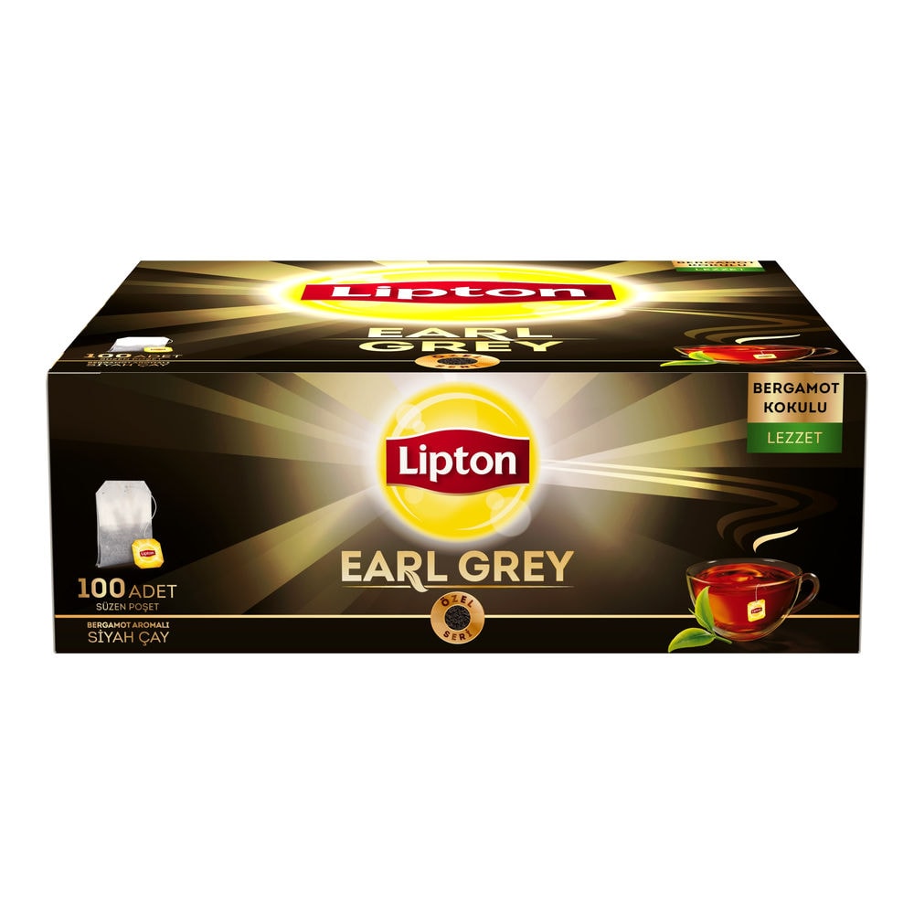 Lipton Earl Grey Bardak Poşet Çay 100'lü 2 gr