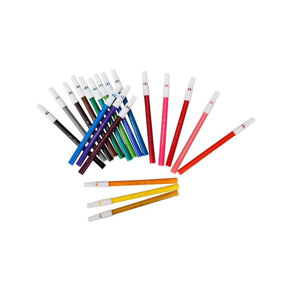 Faber-Castell Keçeli Kalem Yıkanabilir 20'li