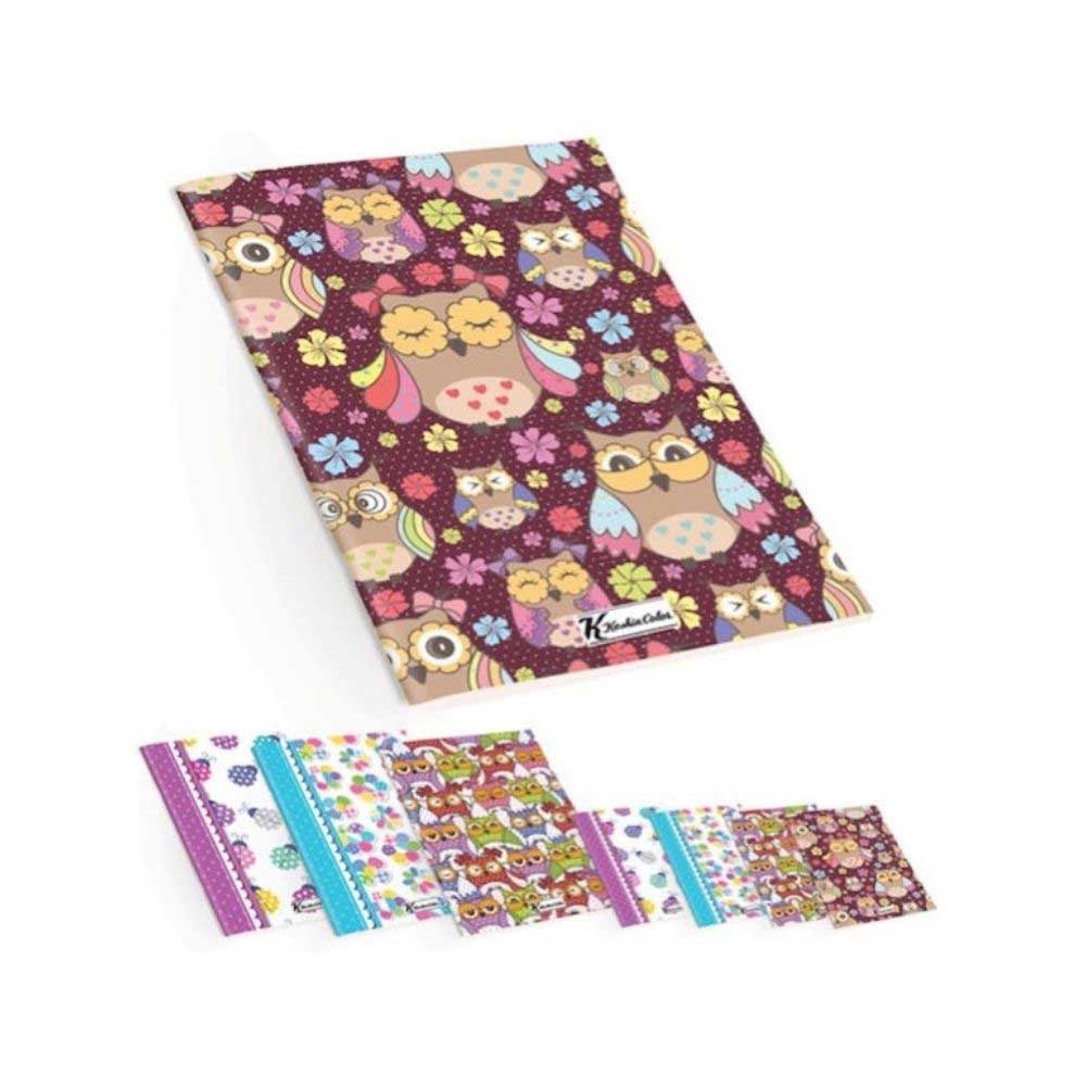 Keskin Color Defter Pattern Kuş Pp Kapak Dik A5 80 Yaprak Kareli