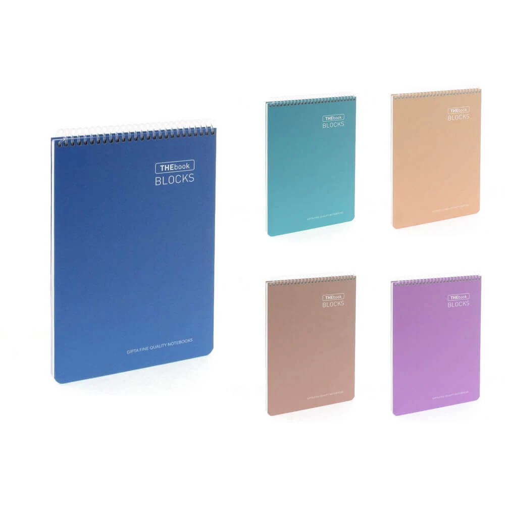 Gıpta Thebook Blocks Spiralli Sert Kapak Bloknot 17x24 cm 100 Yaprak Çizgili
