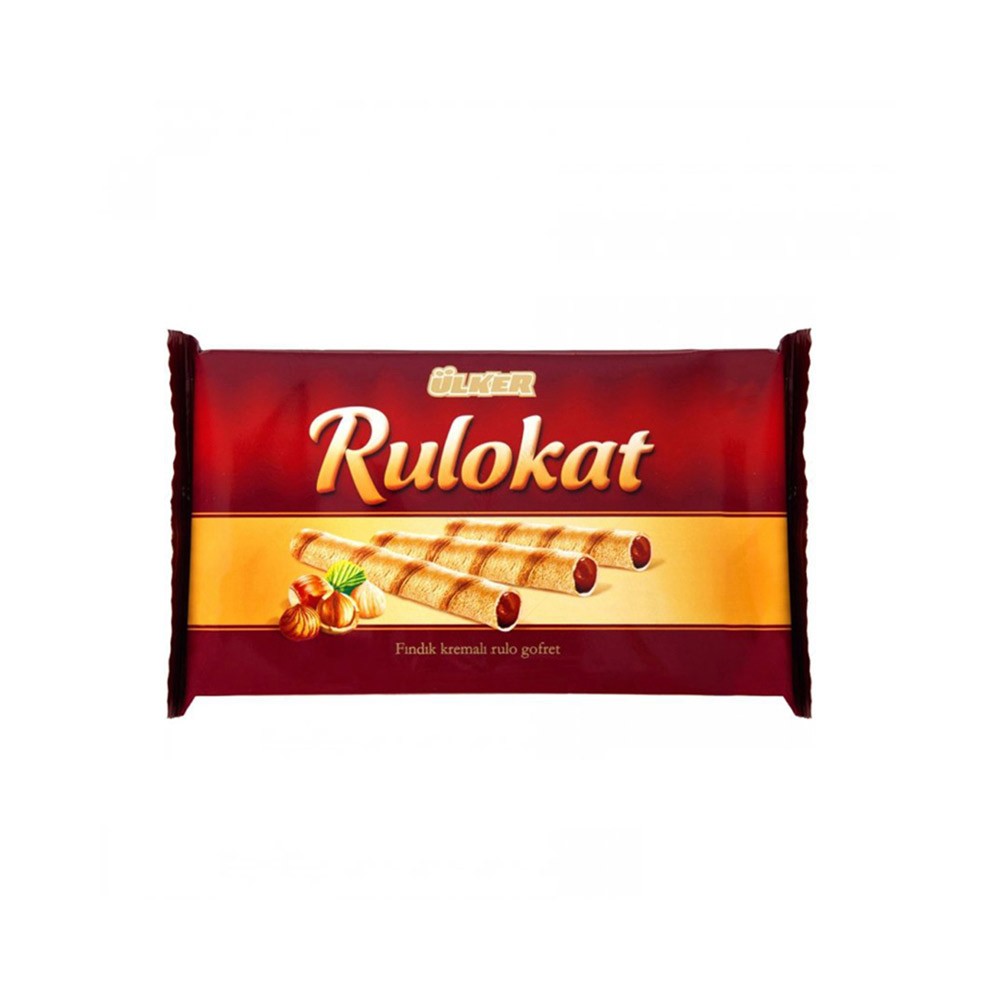 Ülker Rulokat Fındık Kremalı Rulo Gofret 42 gr 12'li