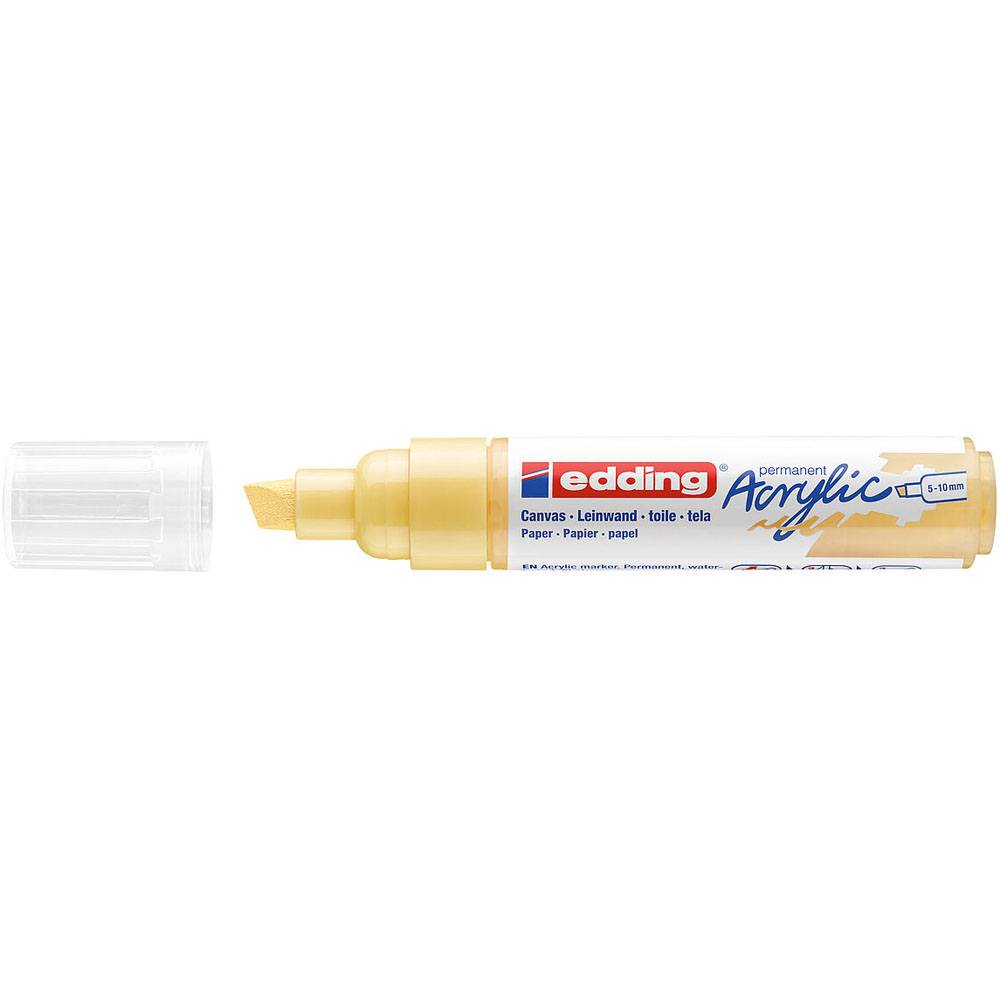 Edding 5000 Akrilik Markör Kalın Uçlu Pastel Sarı