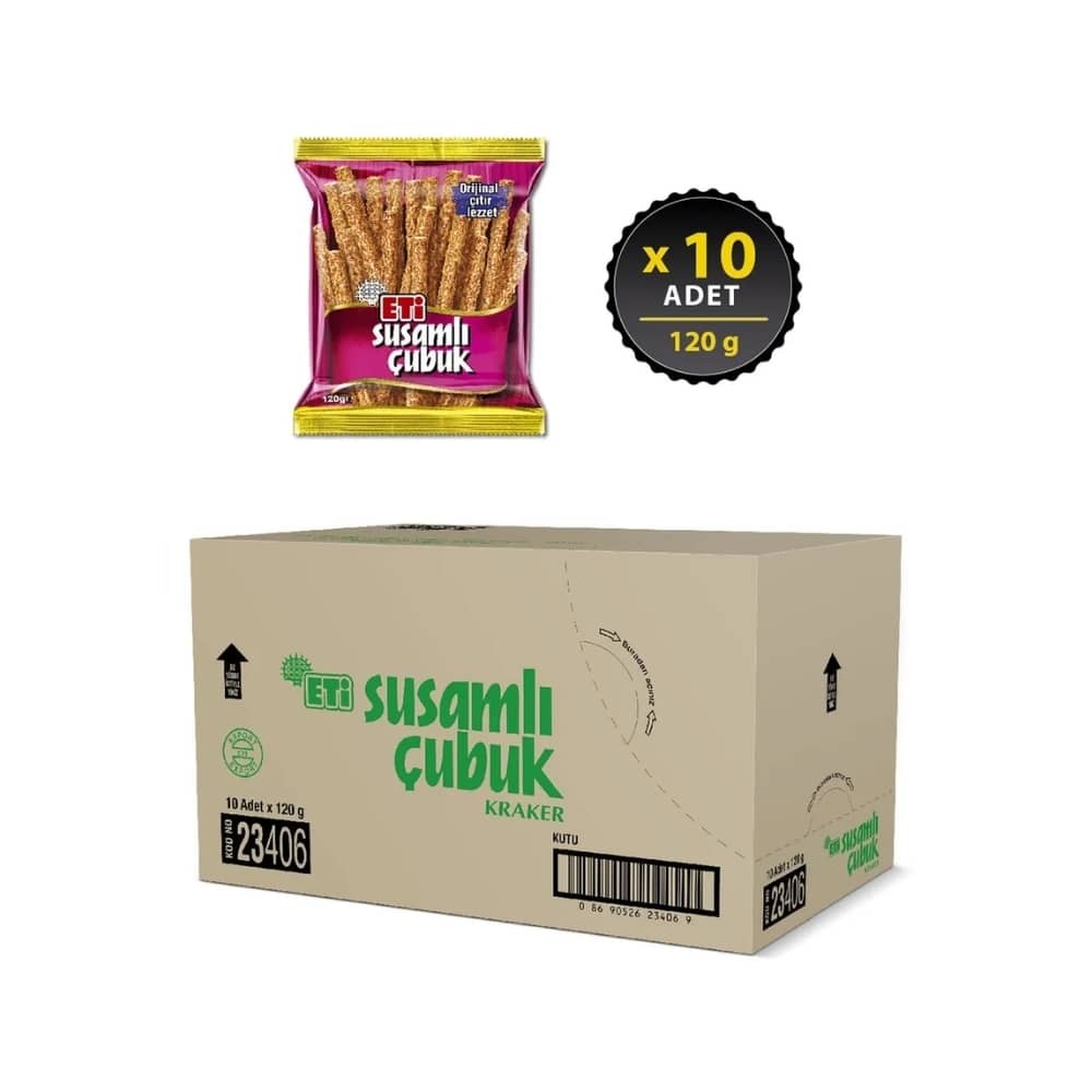 Eti Susamlı Çubuk 120 gr x 10'lu