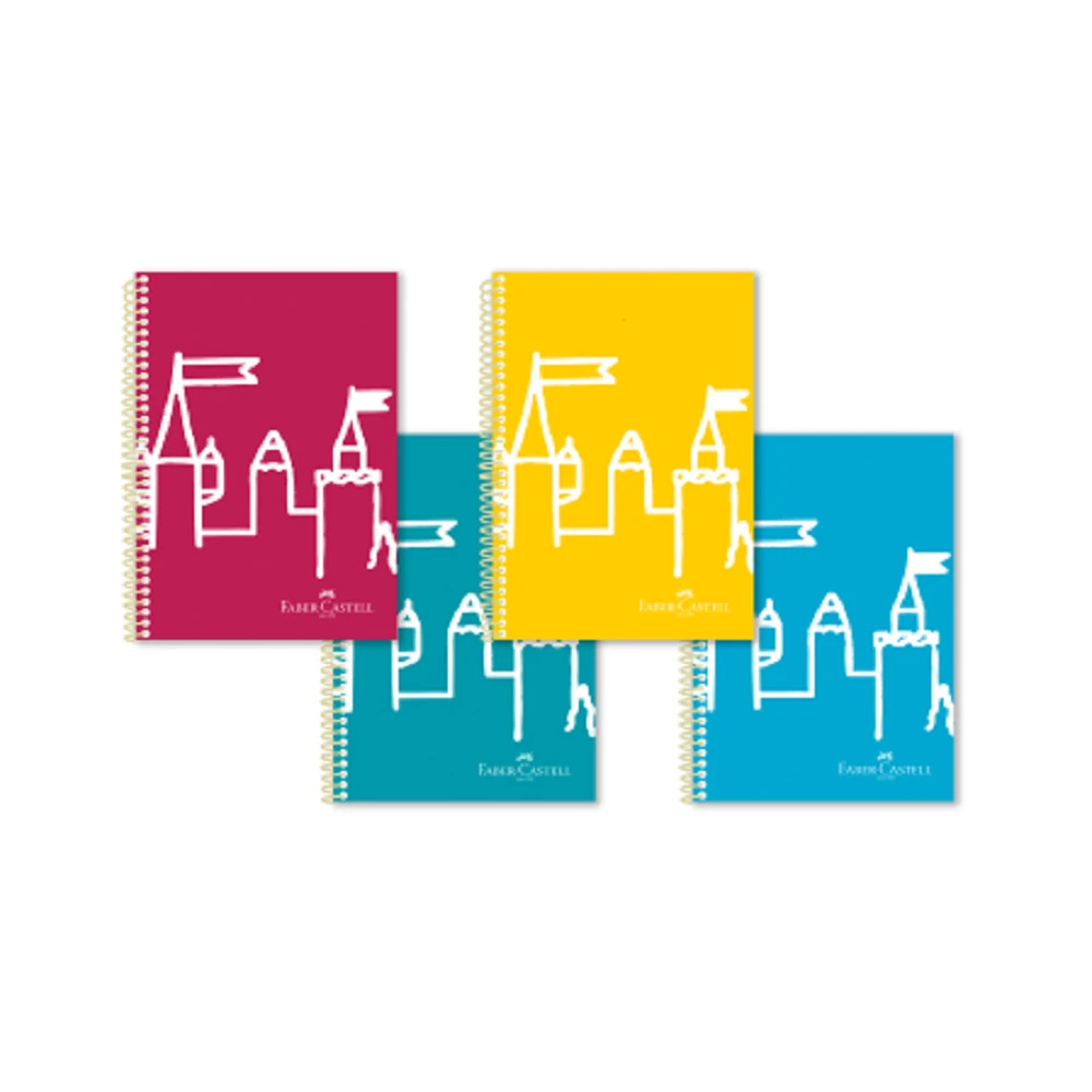 Faber-Castell Defter Pp Kapak Şato 80 Yaprak Kareli