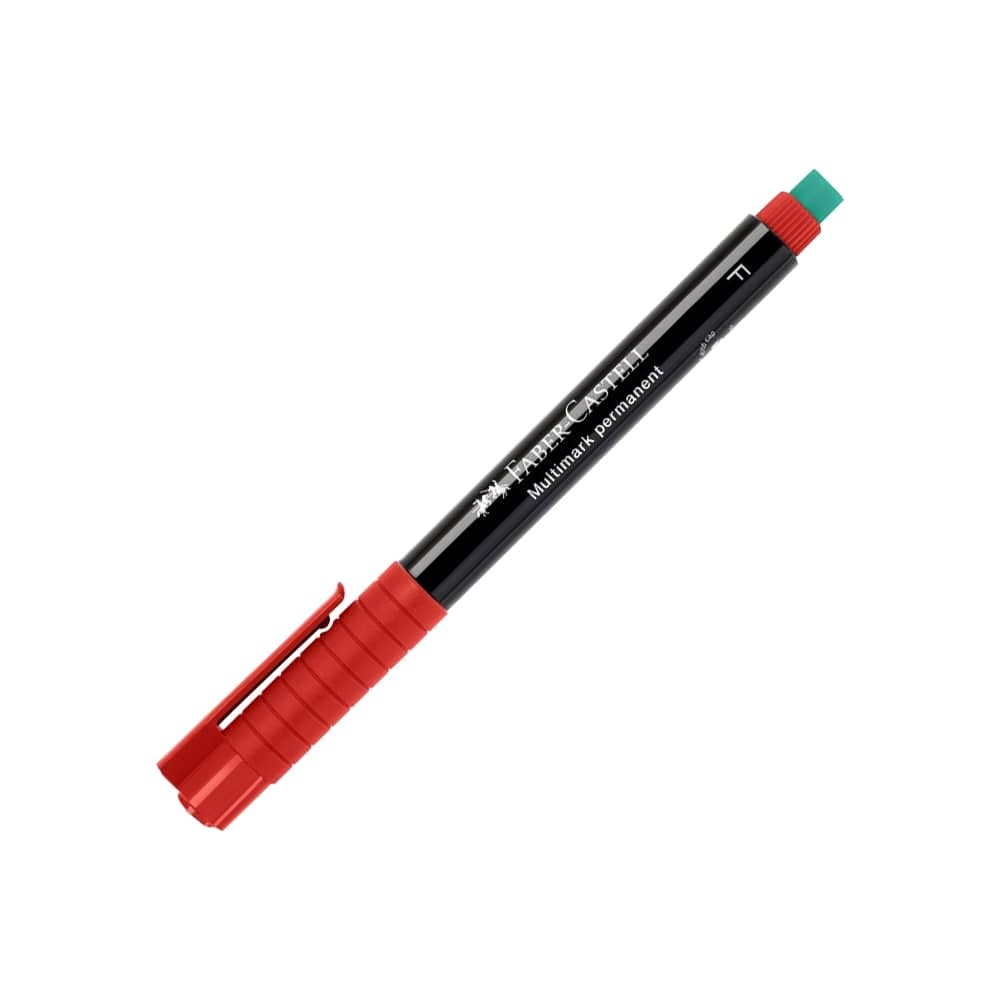 Faber-Castell Asetat Kalemi F Kırmızı