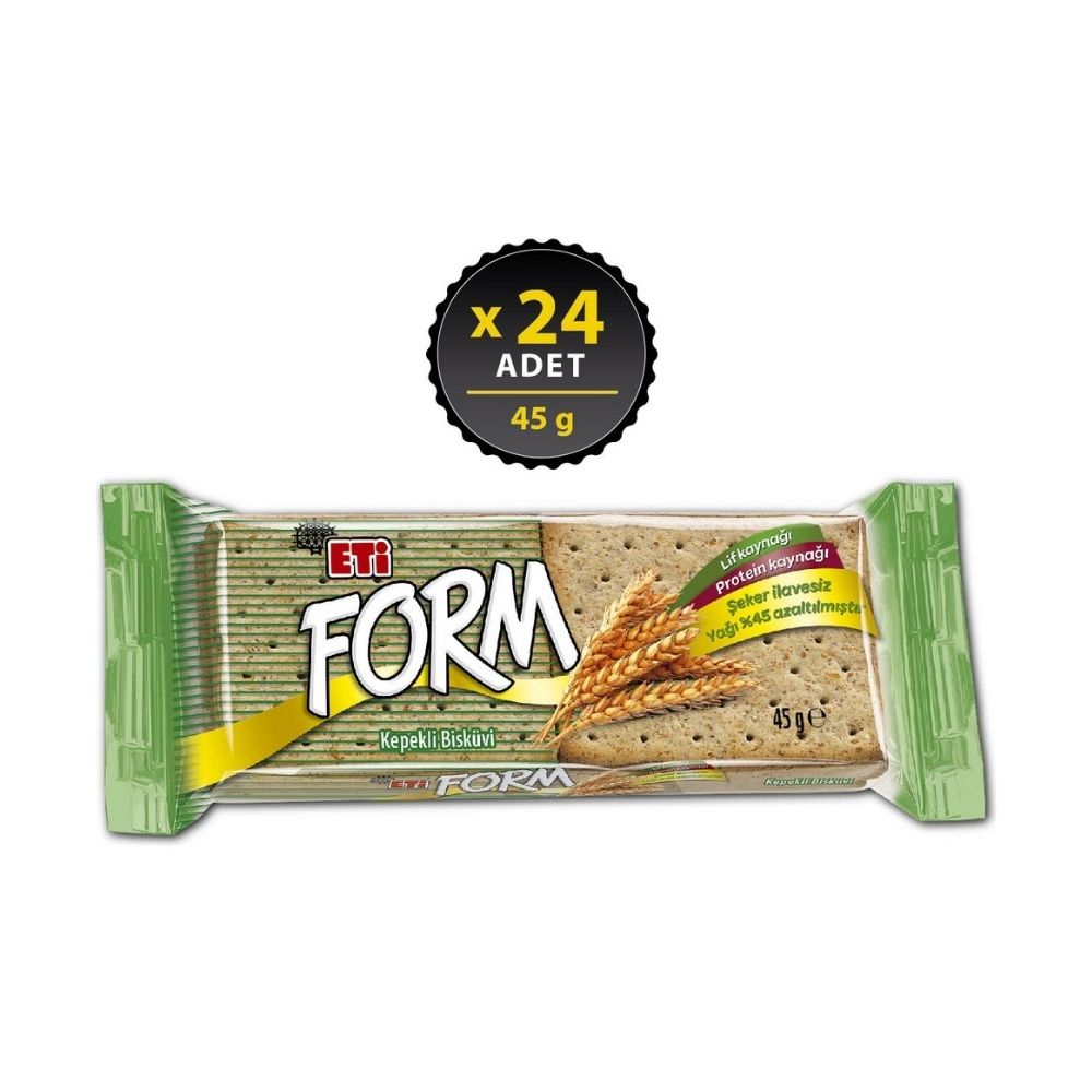 Eti Form Bisküvi 45 gr 24'lü
