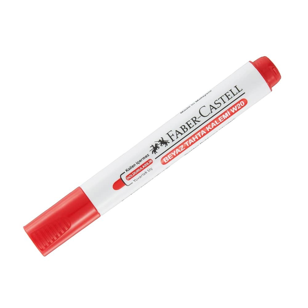 Faber-Castell Beyaz Tahta Kalemi W20 Kırmızı