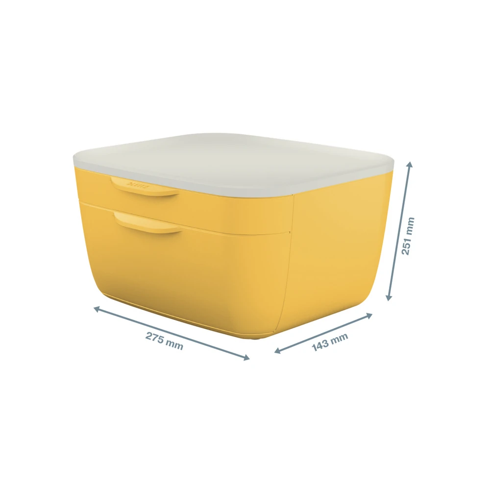 Leitz Cosy Çekmeceli Evrak Rafı Sarı