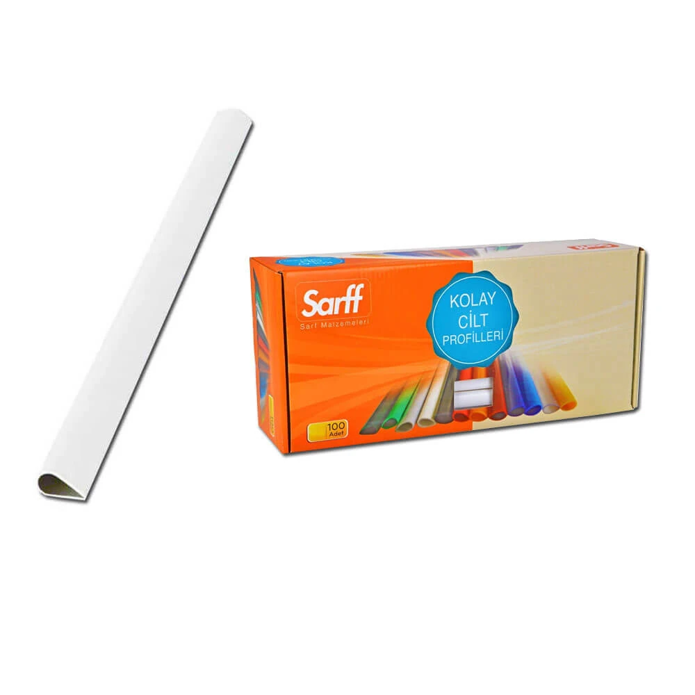 Sarff Sırtlık 6 mm 100'lü Beyaz