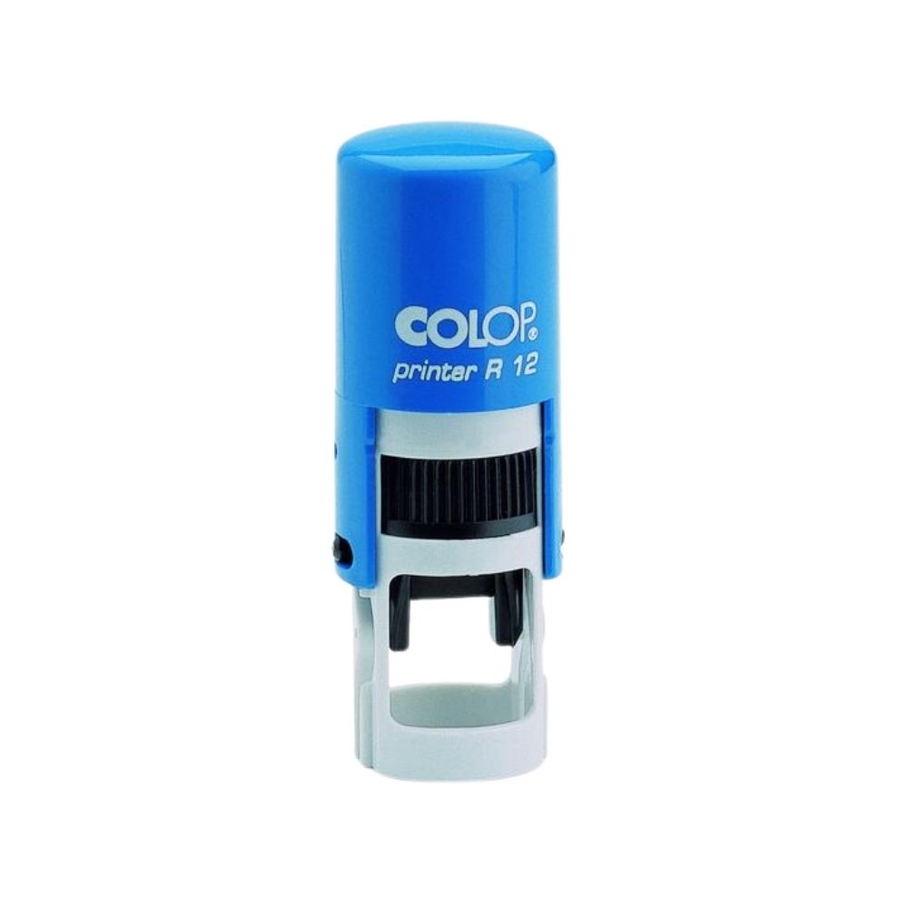 Colop Kaşe Otomatik Yuvarlak Printer R12 12 mm Siyah