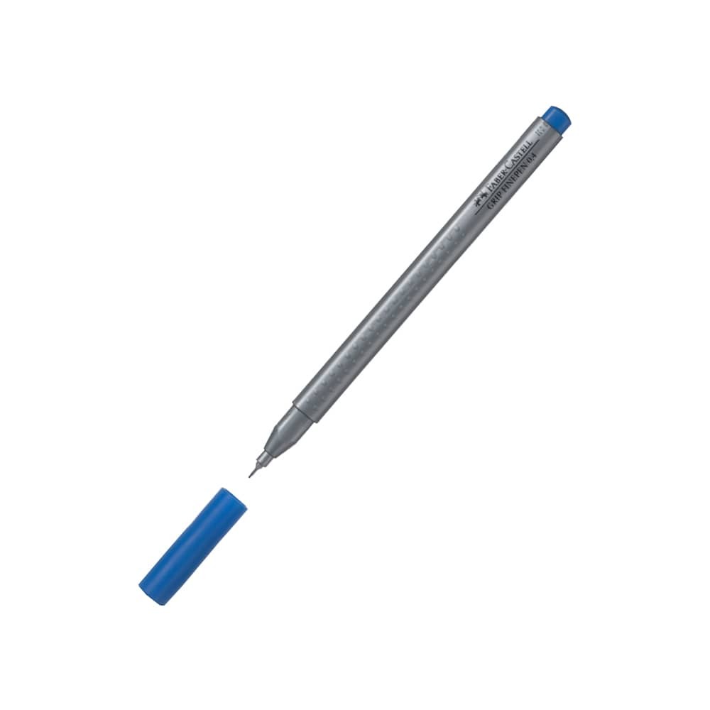 Faber-Castell Keçeli Kalem Finepen Grip 0.4 mm Koyu Mavi
