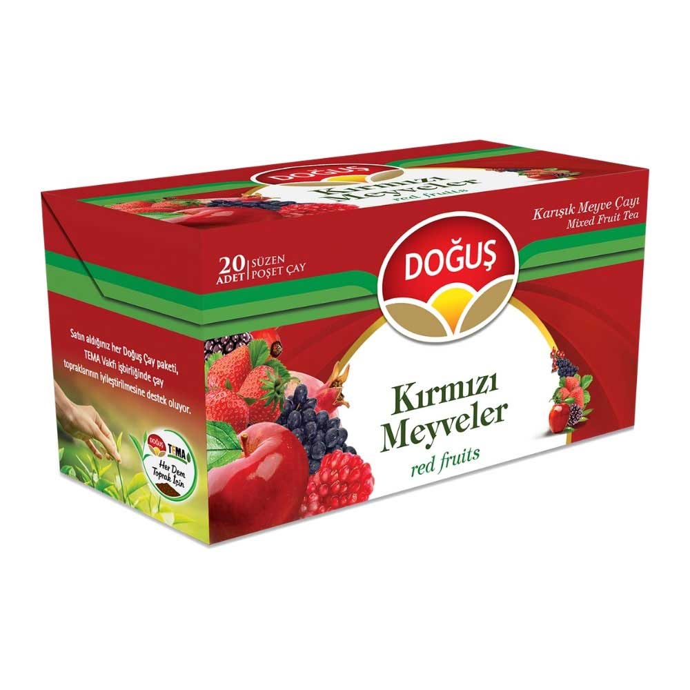 Doğuş Çay Meyve Çayı Kırmızı Meyveler 2 gr 20'li